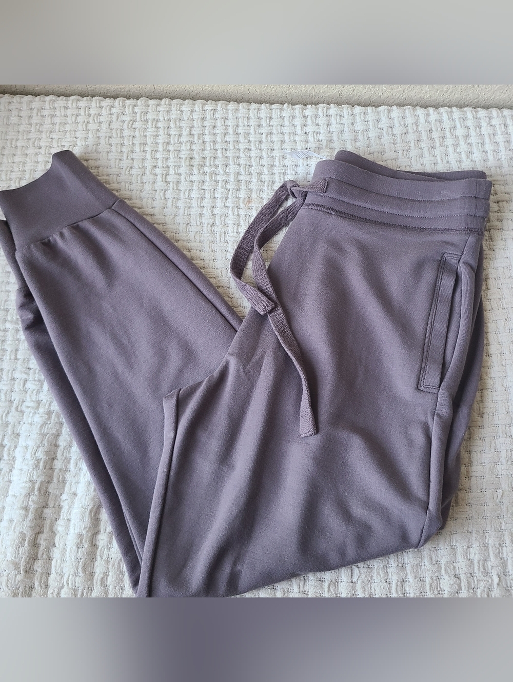 Fabletics Cozy Drawstring Joggers in Mauve Size S